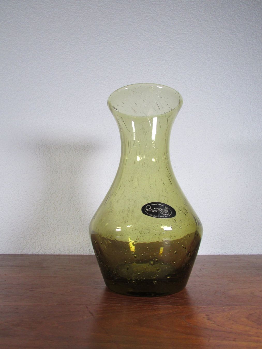 Caraffe: Glasvase La Rochère Soufflé Bouche Bubble Glas Karaffe 60er – Usato da Ostermundigen venduto da Zytrum 1