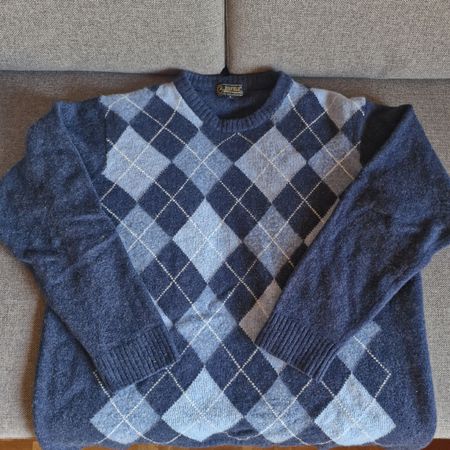 💙 Wollpullover P. G. Field - Gr. L - 100% Lammwolle 💙