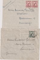 New Guinea: Brief und Briefvorderseite