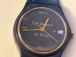Vintage Uhr "Don't Call Geneva" - Seltenes Sammlerstueck!