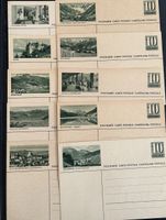 10 Bildpostkarten 10Rp. Grüntöne Postfrisch 