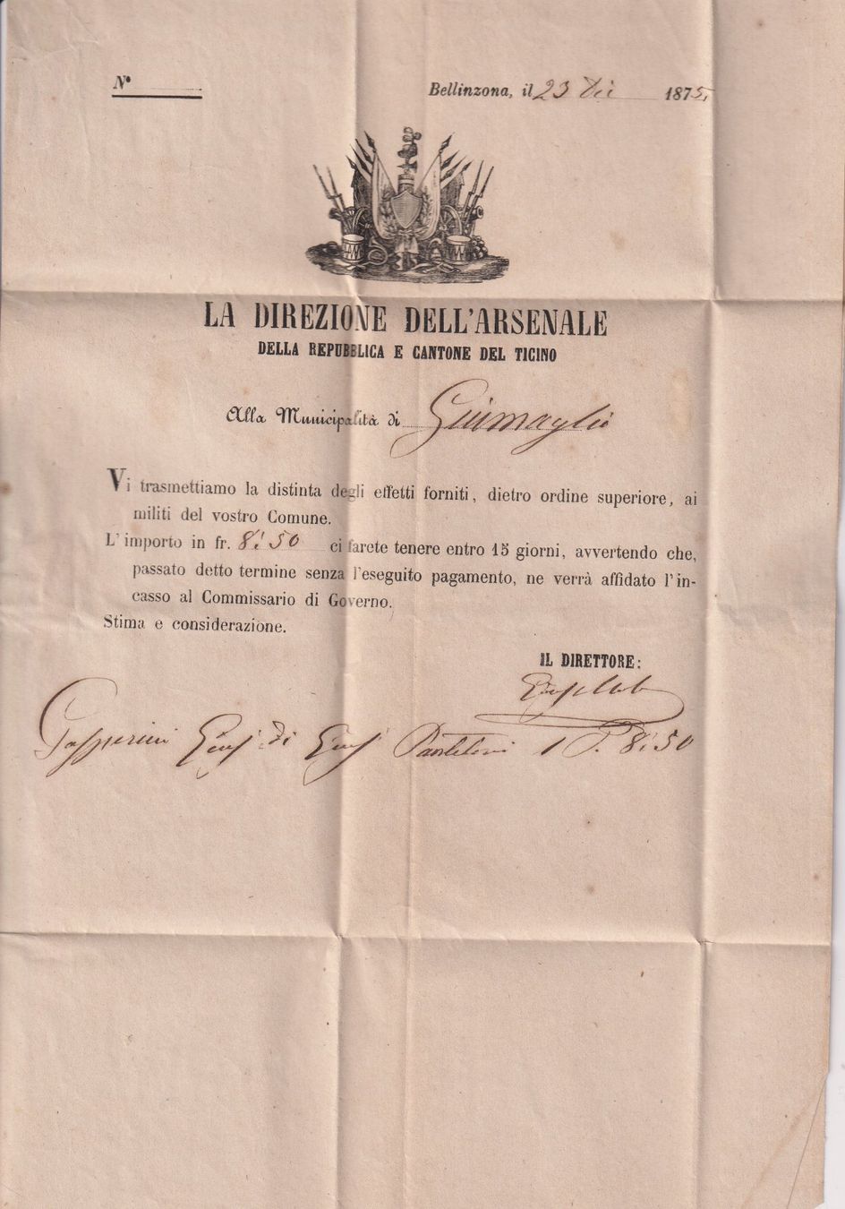 Tutti i francobolli: Vorphila, Strahlenstempel +++, 1874 Giumaglio ++ – Usato da Samnaun-Compatsch venduto da Muckimu 1