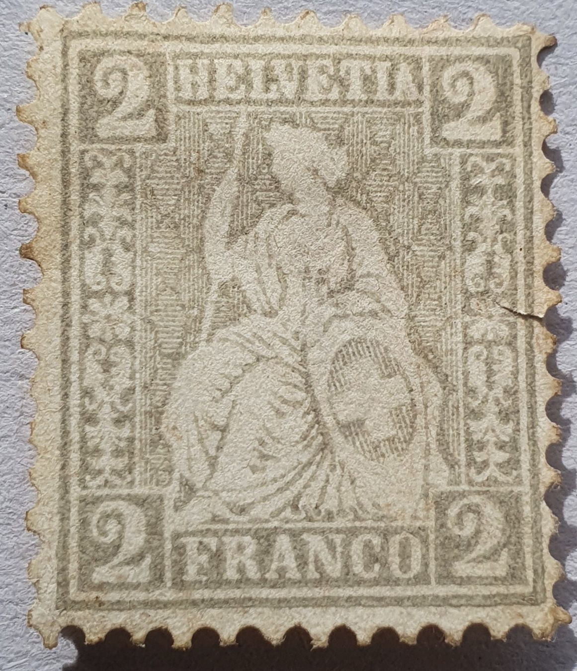 Alle Briefmarken: Nr 28 * mängel Kat. 200.- – Gebraucht aus Balgach von SIMEON27