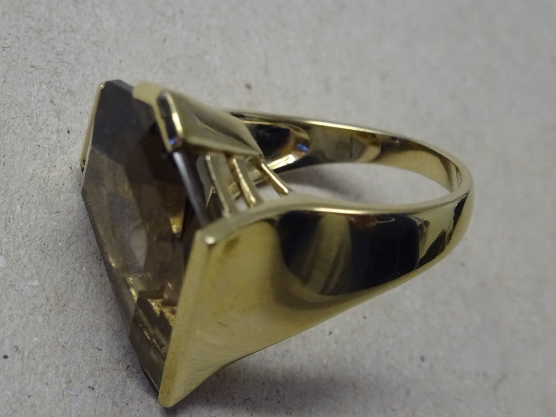 Anelli: Rauquarz Avantgard Ring - 925 Silber vg. – Nuovo (secondo la descrizione) da Esslingen venduto da eintagammeer 3