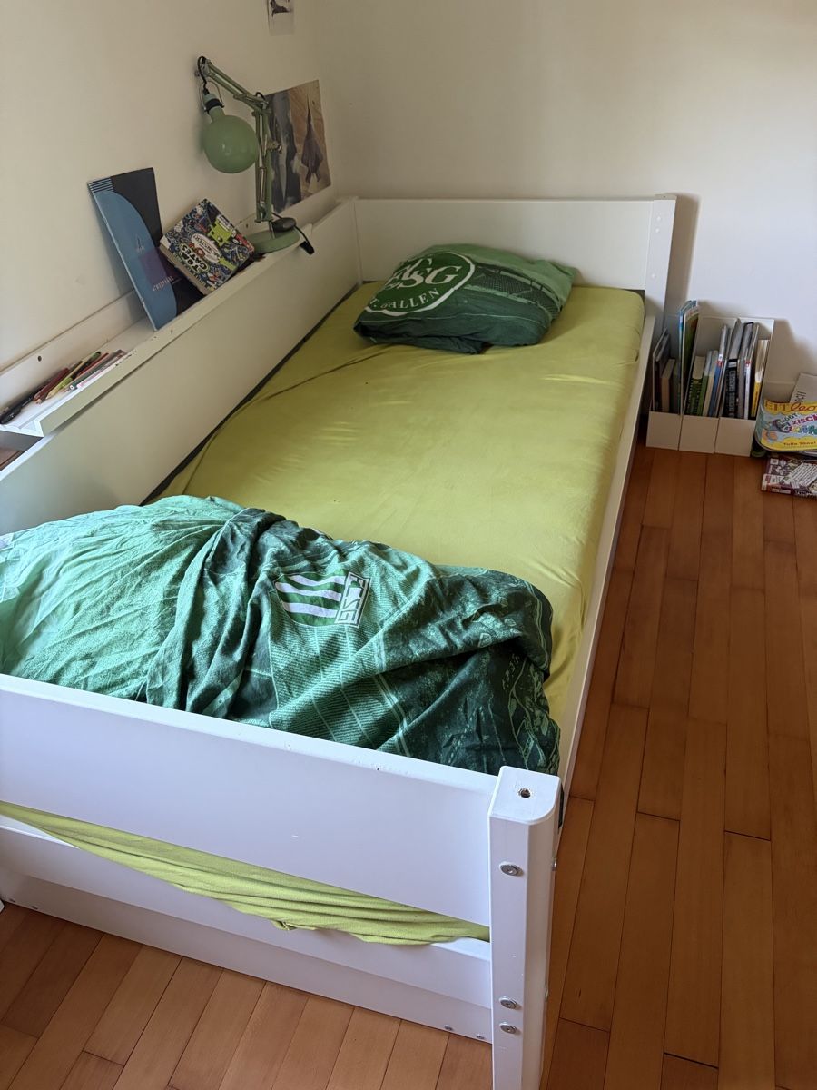 Betten: Flexa- Kinderbett weiss mit Gästebett – Gebraucht aus Wettingen von Limni85 2