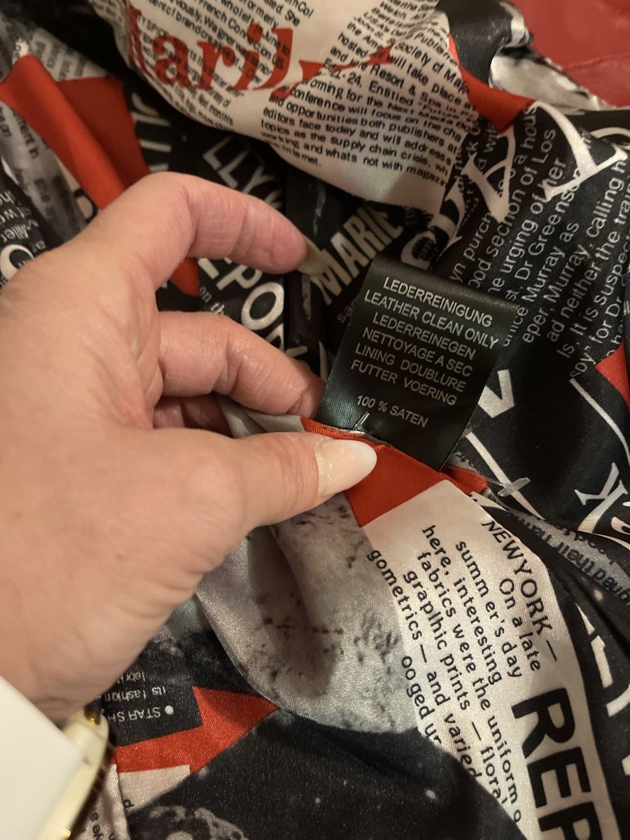 Giacche: Jacke Rote Lederjacke Visconti Gr. 38 – Usato da Rüschlikon venduto da leo_mwz2 6