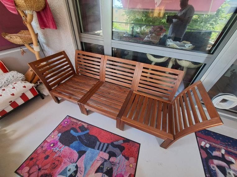 Sofas: Balkonsofa aus Akazienholz – Gebraucht aus Widen von Slartybart 1