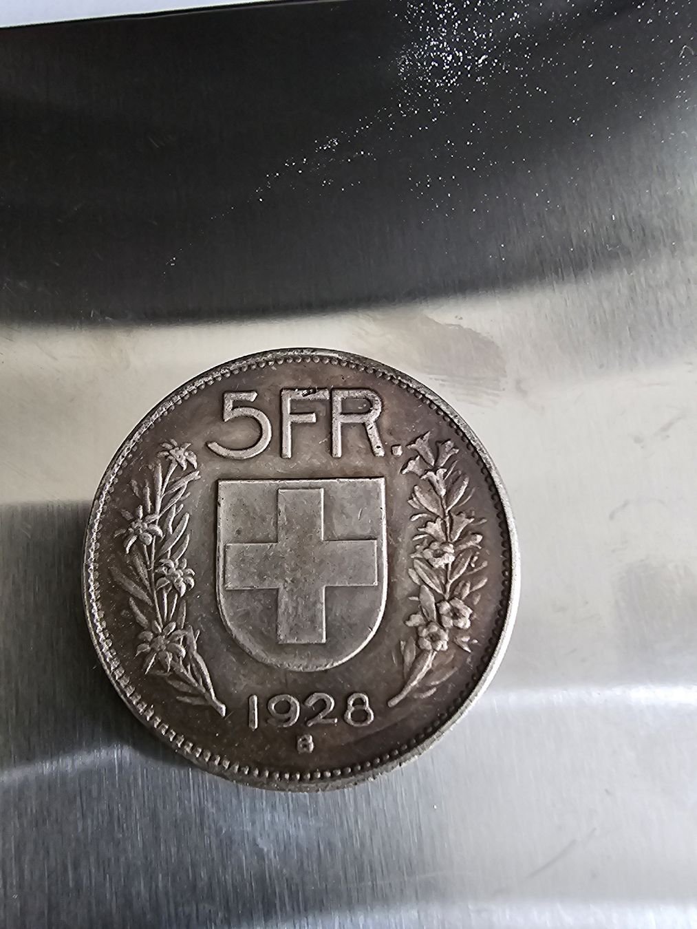 Tutti le monete: 1928 5 fr coin replica – Usato da Ermenswil venduto da nuno_goncalves05
