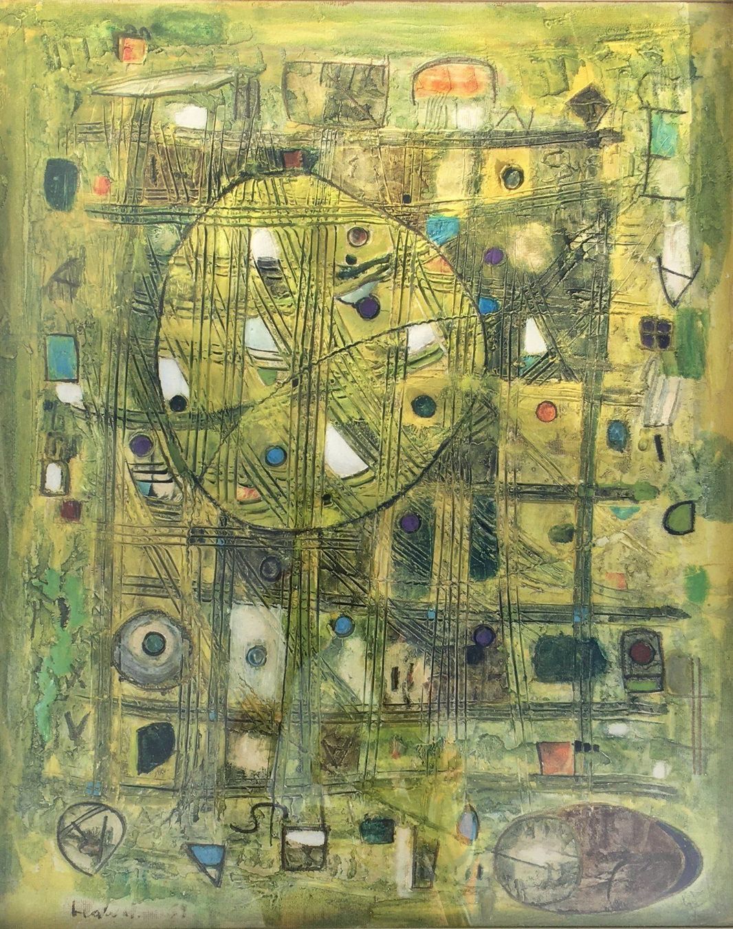Gemälde: Abstrakter Modernismus  (1969) – Gebraucht aus Männedorf von acg_zurich