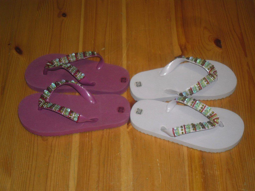 Scarpe da donna: Flip - Flops , 27 / 28  , 2 paar – Nuovo (secondo la descrizione) da Büren SO venduto da omsa 1
