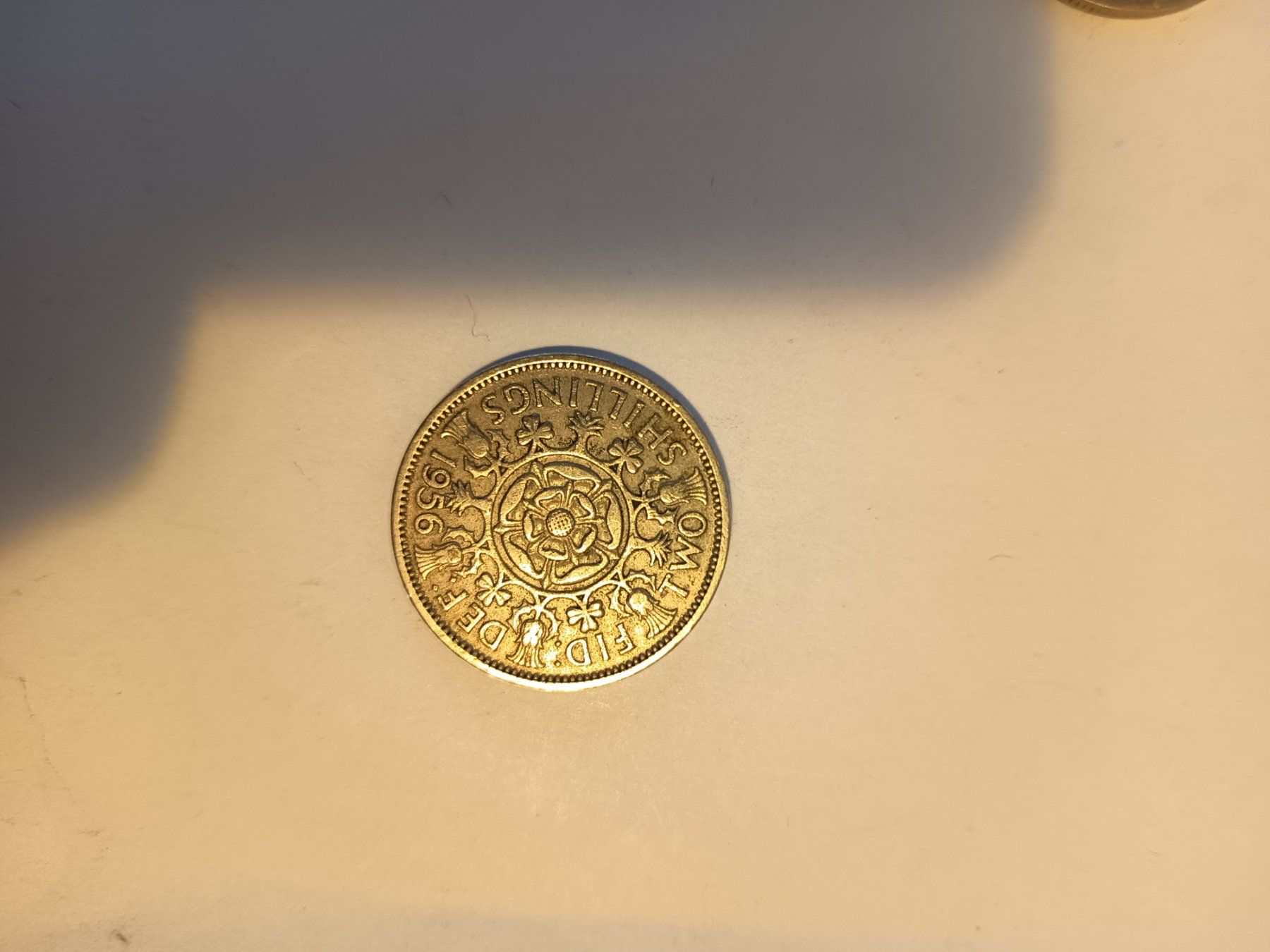 Alle Münzen: 2 schilling 1956 florin british   nr208 – Gebraucht aus Wattwil von LuckyLegoandCoins