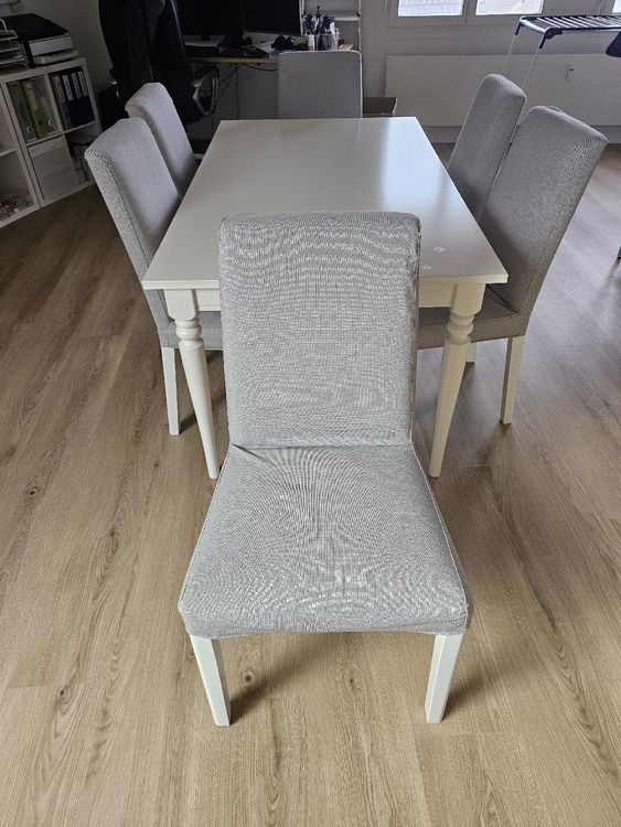 IKEA Esstisch mit 6 Stühlen Kaufen auf Ricardo