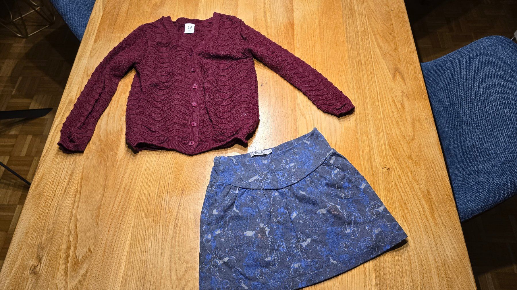 Wheat Lotti & Set di vestiti: Wheat + Müsli Strickjacke+Rock 122 NEU – Nuovo (secondo la descrizione) da luzern venduto da hcaro