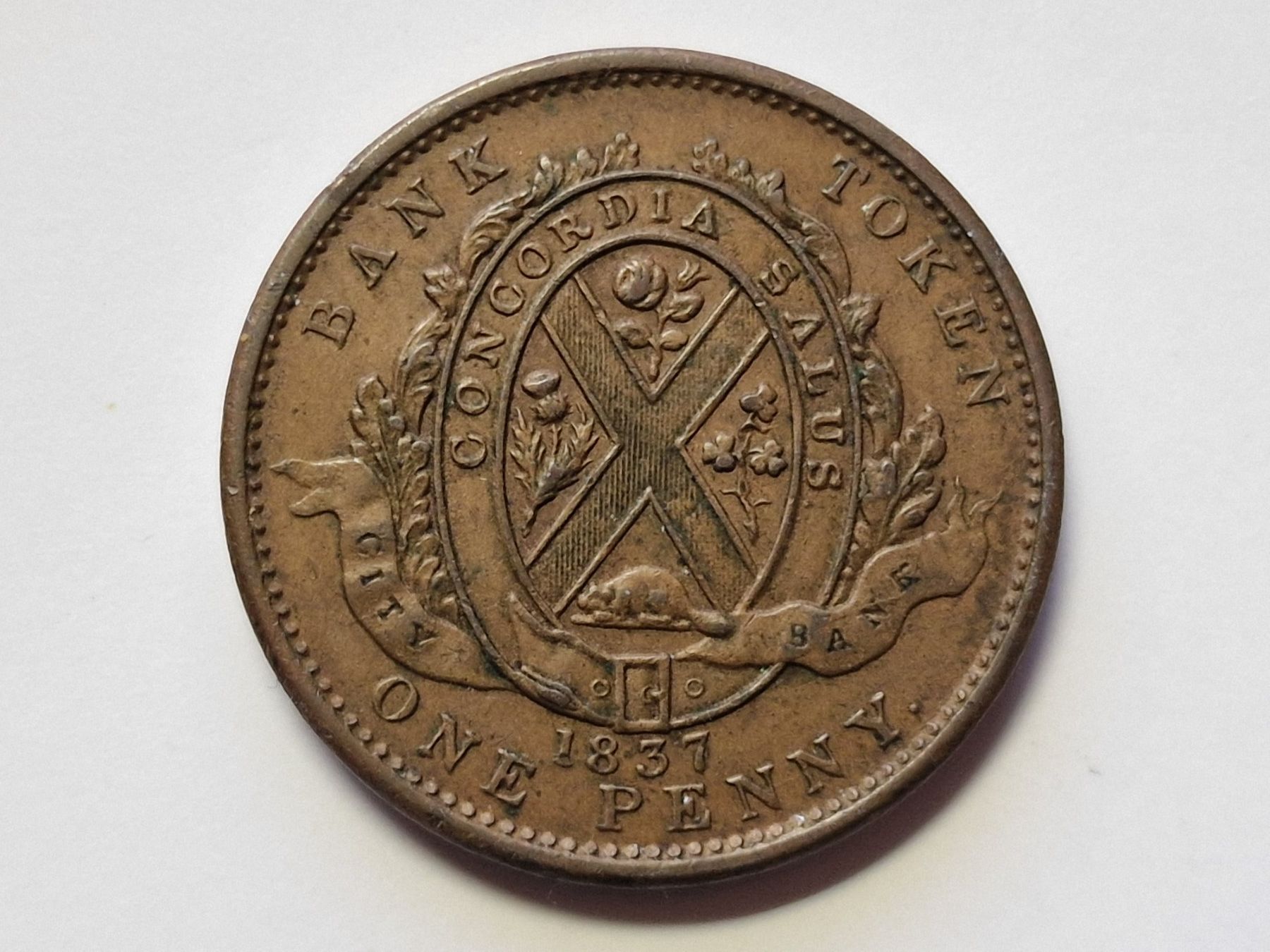 Tutti le monete: Kanada - One Penny 1837. – Usato da Zürich venduto da Moreira01