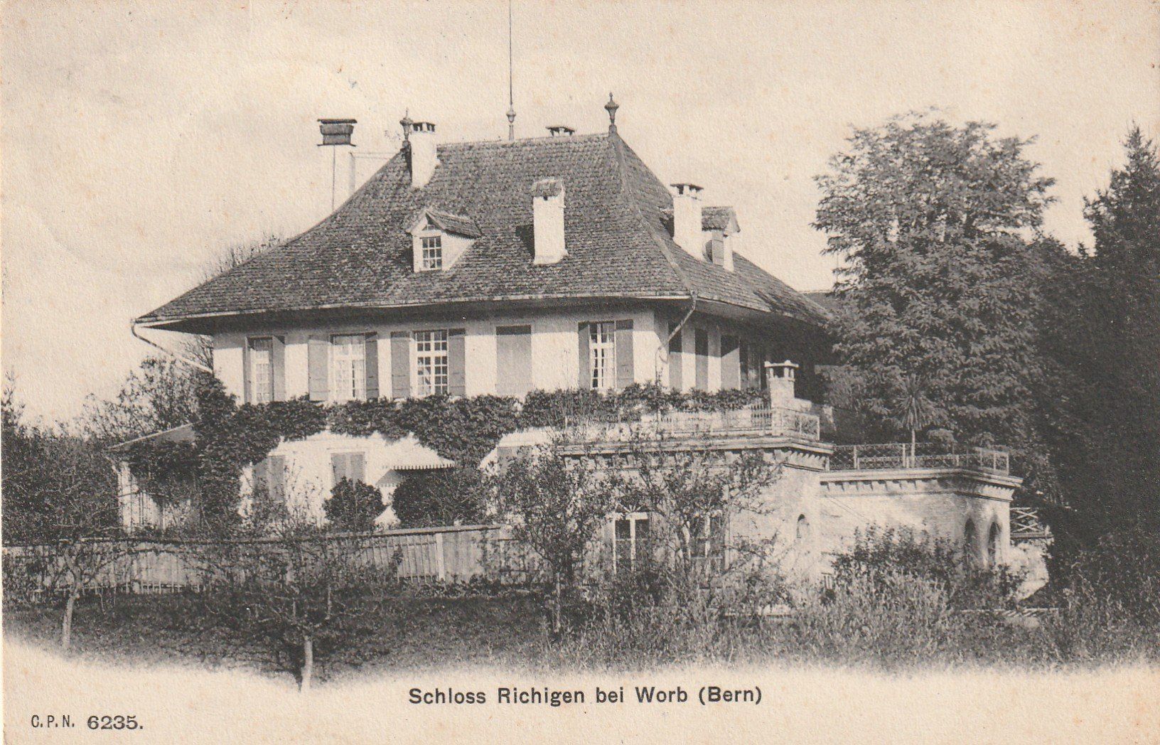Cartoline postali: Worb Schloss Richigen – Usato da Rorschacherberg venduto da fratovi2
