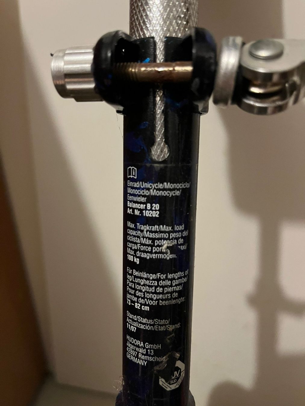 Vélos: Hudora Einrad Balancer B 20 – D'occasion à Olten par tabea98 2