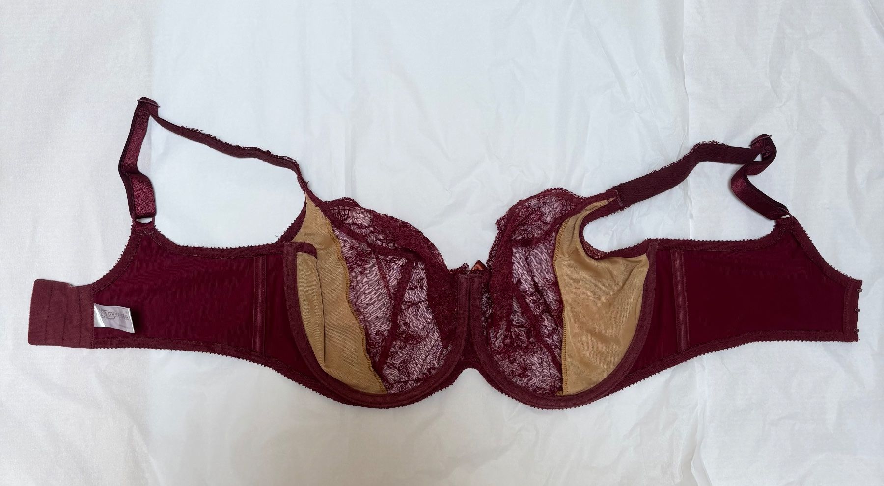 Autres dessous: Empreinte - BH - 75 F - dunkelrot – D'occasion à Zofingen par Justizia_01 1