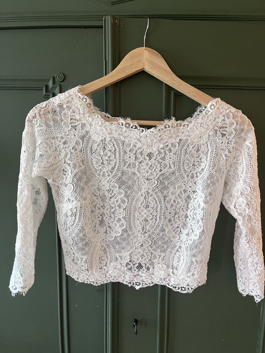 Tops: Schönes Boho-Wedding Top Grösse S – D'occasion à Langrickenbach par mic_xw2q
