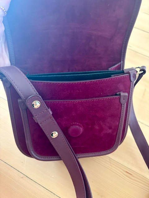 Sezane Borse da donna: Sac SEZANE bordeau velours – Usato da Aubonne venduto da del_kb95 3