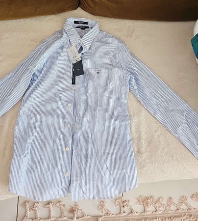 Neues Gant Jungenhemd, gestreift, Gr. 170