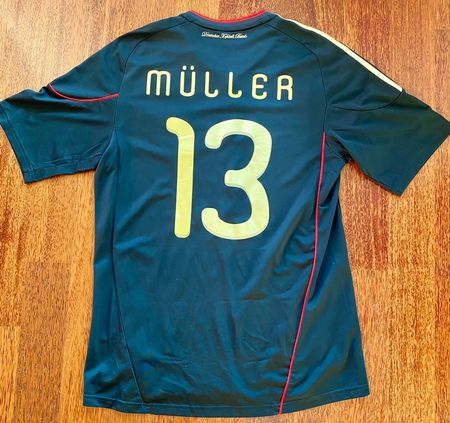 Deutschland away Shirt - 2010 - mit Print Müller / DE vs ENG