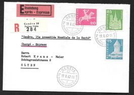 Sonderbrief S. 533 Assemblée Mondiale Santé Genève 19.5.1962