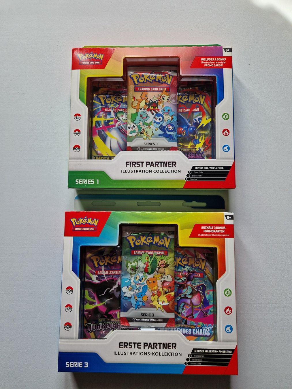 Pokémon Carte collezionabili: Pokemon First Partner 1 und 3 – Nuovo e nell'imballaggio originale da Balterswil venduto da Little-nemo