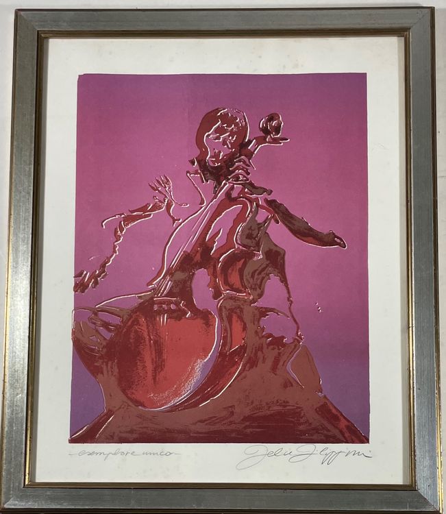 Felice Filippini Serigraphie Handsigniert Unikat Kaufen auf Ricardo