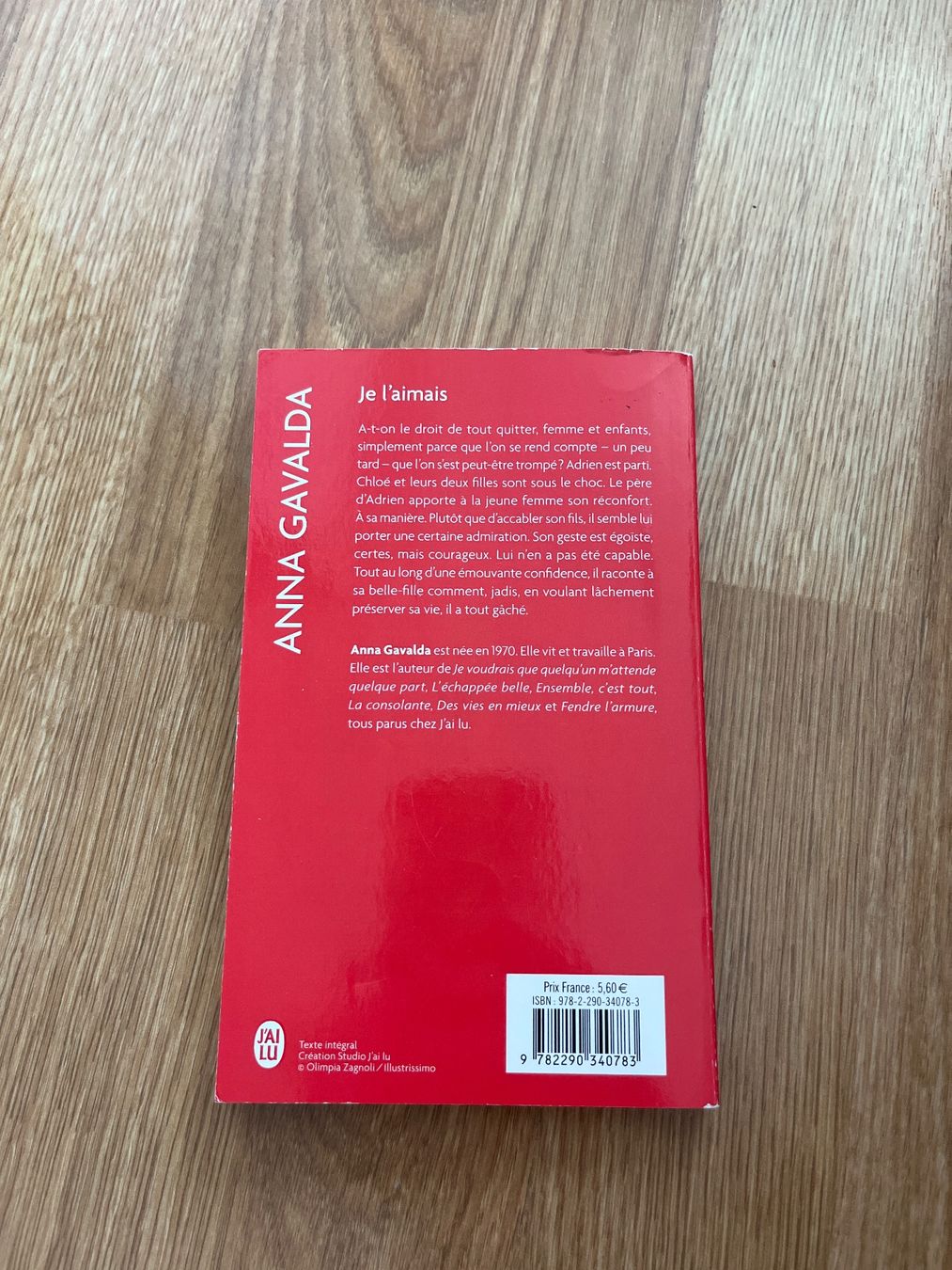 Bücher: Anna Gavalda Je l'aimais Buch guter Zustand – Gebraucht aus Küsnacht ZH von asc_8wmm 1