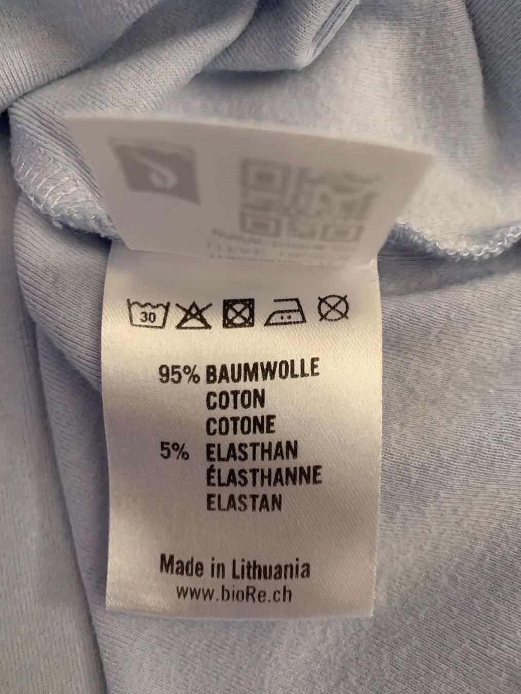 Naturaline T-shirt: Damenshirt Naturaline hellblau Gr. M Kurzarm – Usato da Basel venduto da AlSe97 1