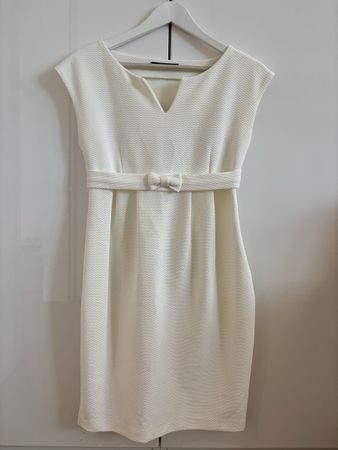 9Fashion Umstandskleid Weiss, Gr. 34 - wie neu