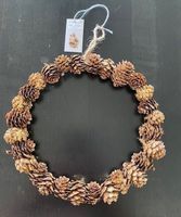 Kranz aus Zapfen Adventskranz Türkranz