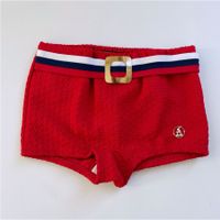 Badehose Knaben Buben rot VINTAGE 70s NEU ca. 5-6 J