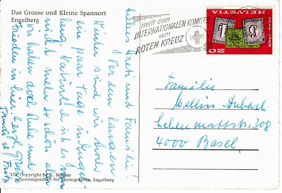 Cartoline postali: Engelberg – Usato da Hochdorf venduto da Ziegel-16 1