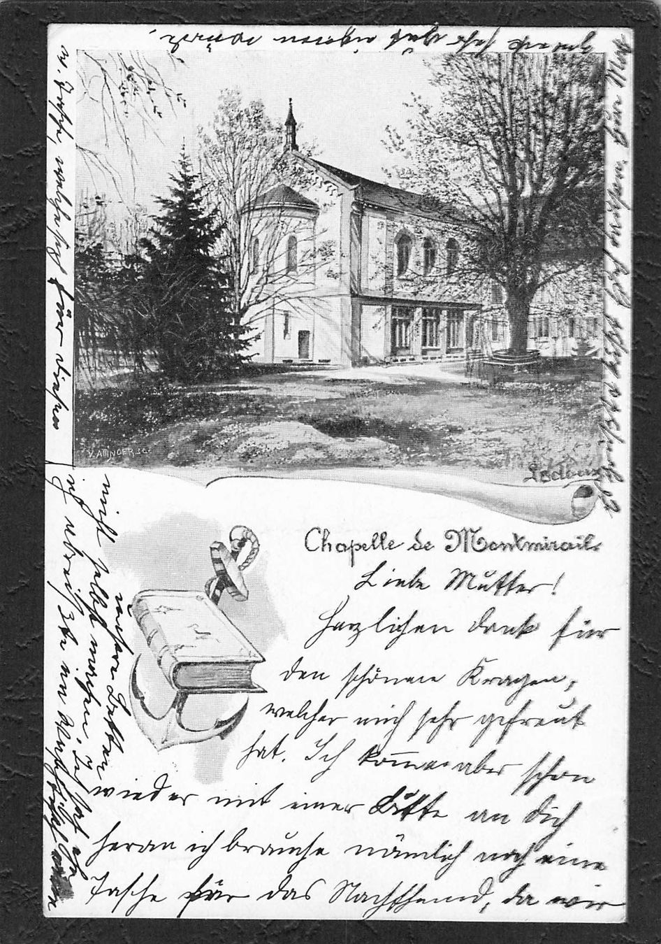 Cartes postales: AK, NE Chapelle de Montmirail , 1903 – D'occasion à Reichenburg par Pipo-67