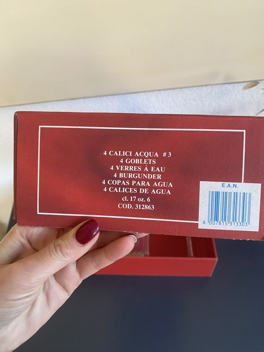 Bicchieri: Verres en cristal Vivaldi – Nuovo e nell'imballaggio originale da Echallens venduto da 1961zap 3