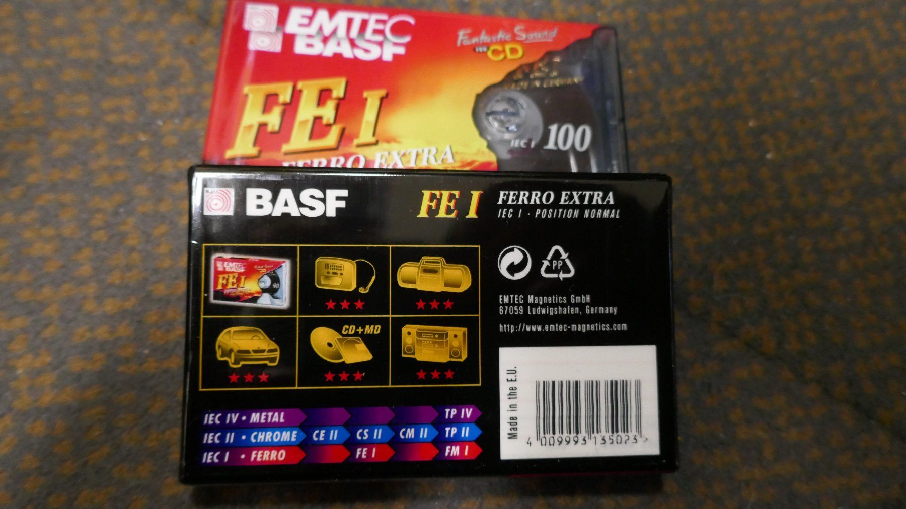 Musicassette: 40x neue Audiokassetten Typ I - Emtec/BASF - NOS – Nuovo e nell'imballaggio originale da Wenslingen venduto da FairlightCMI 3
