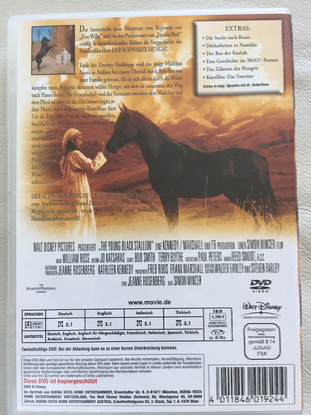 Tutti i DVDs: Der Schwarze Hengst – Usato da Jona venduto da Mister_N0 2
