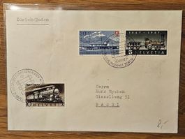 ZH - Baden 1947 B37 + Gänsefüsse (Kat 50.--++) ab nur 7.--