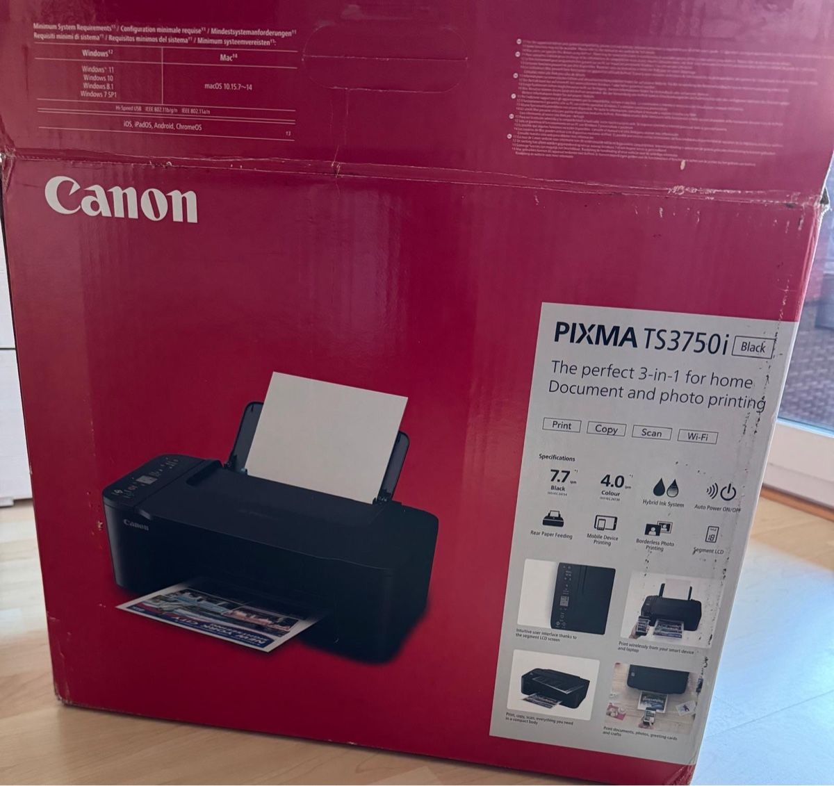 Stampanti: Canon PIXMA TS3750i Drucker ! – Usato da Hochdorf venduto da SalvoAnto