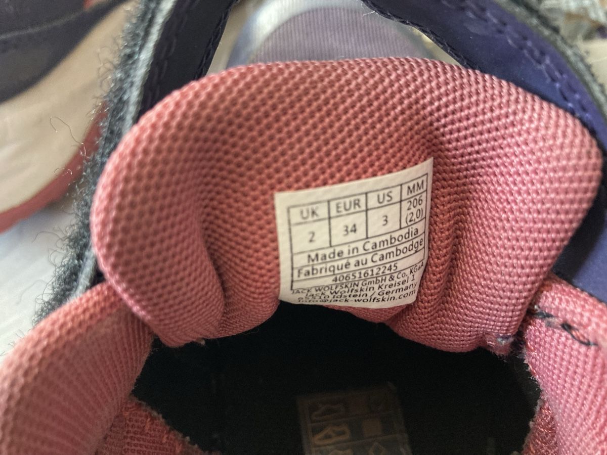 Jack Wolfskin Scarpe per ragazze: Halbschuh Jack Wolfskin 34 – Usato da Amden venduto da Karplusan 4