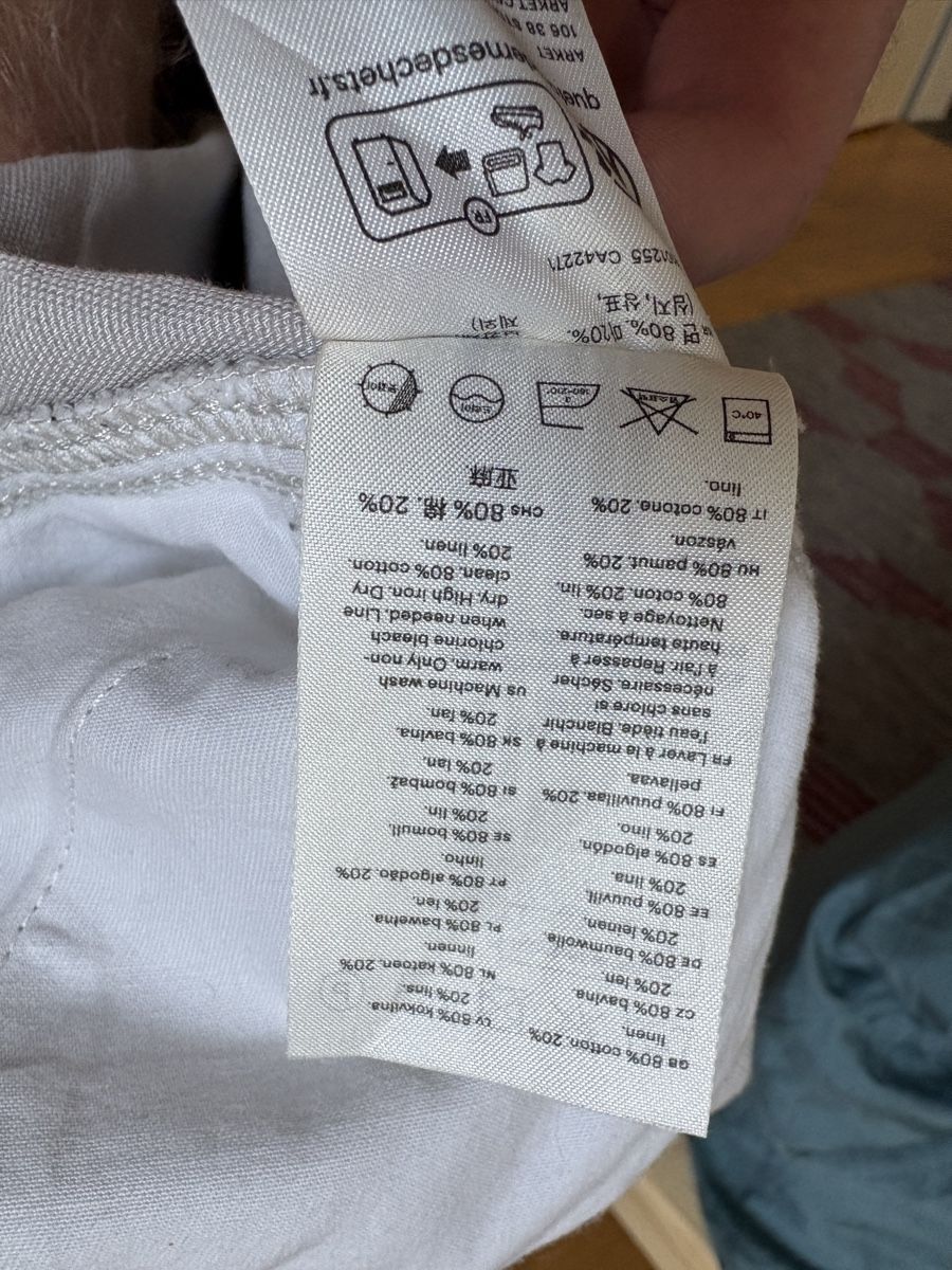 Arket Jeans: Arket Linen/Cotton Blend Trousers – Usato da Zürich venduto da eda_b878 4