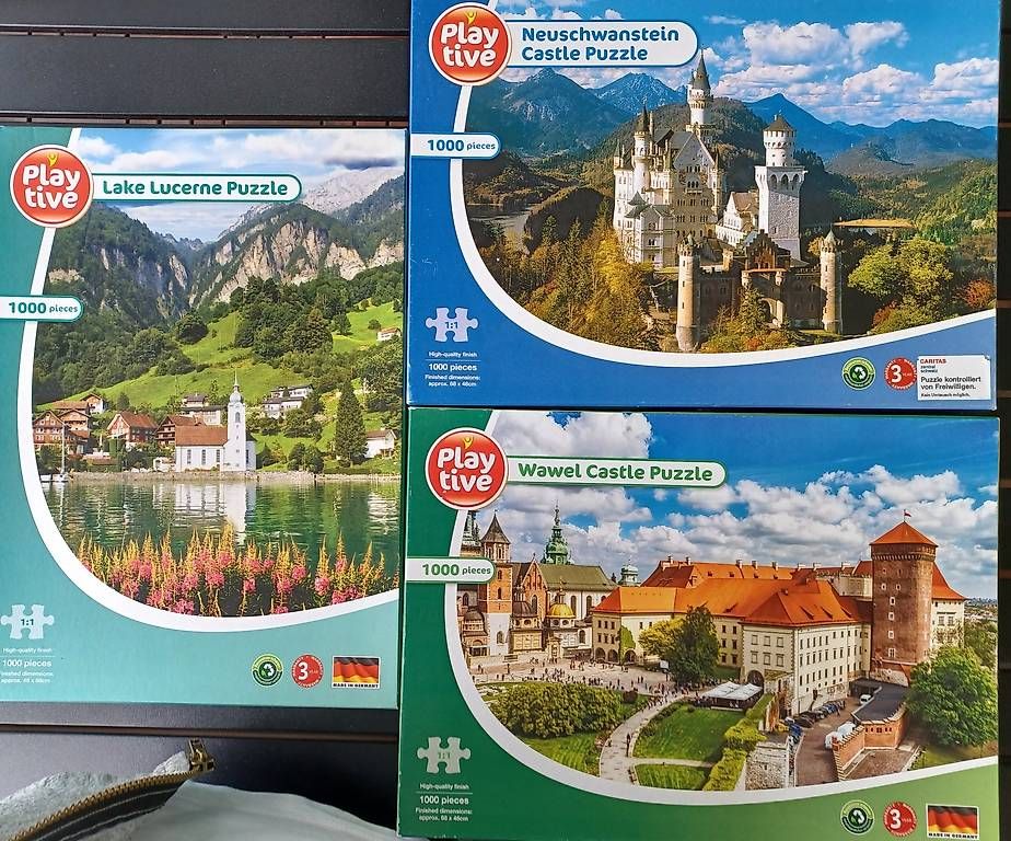 Puzzle: 3 Puzzle mit verschiedenen Motiven – Usato da Kriens venduto da kusi56