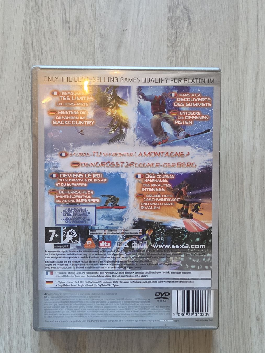 Sony Spiele: SSX 3 PS2 PAL Platinum – Gebraucht aus Tafers von whereyogamesat 2
