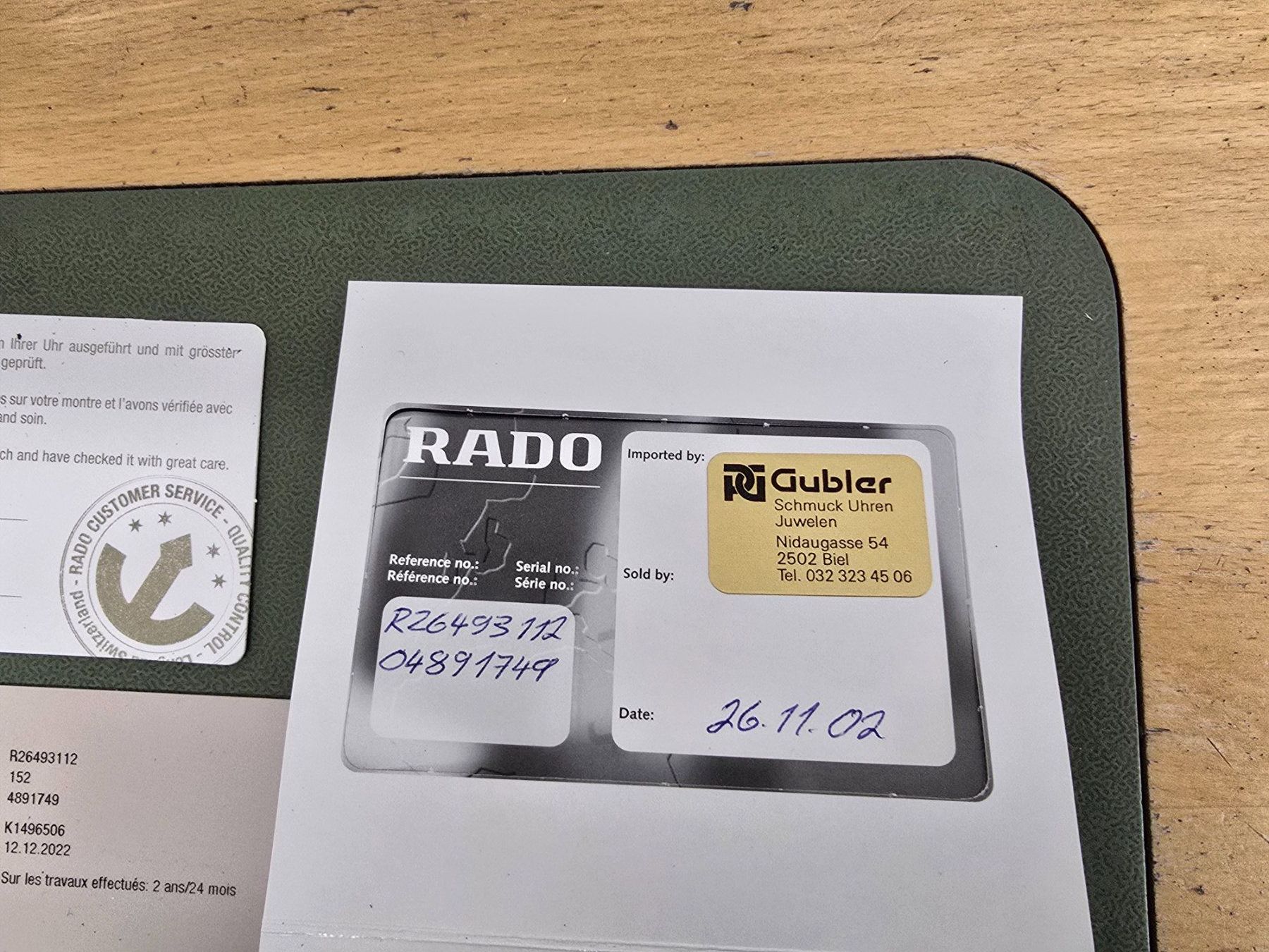 Rado Orologi: Montre Rado Quartz/ Céramique Titane – Usato da Tramelan venduto da Nirdan 7