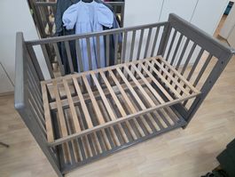 Treppy Dreamy Plus 2 Baby Beistellbett 120x60 grau anthrazit