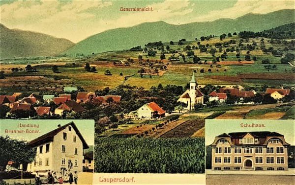 Cartoline postali: Laupersdorf SO 3 Bildkarte , ca.1920 – Usato da Solothurn venduto da Bepposol