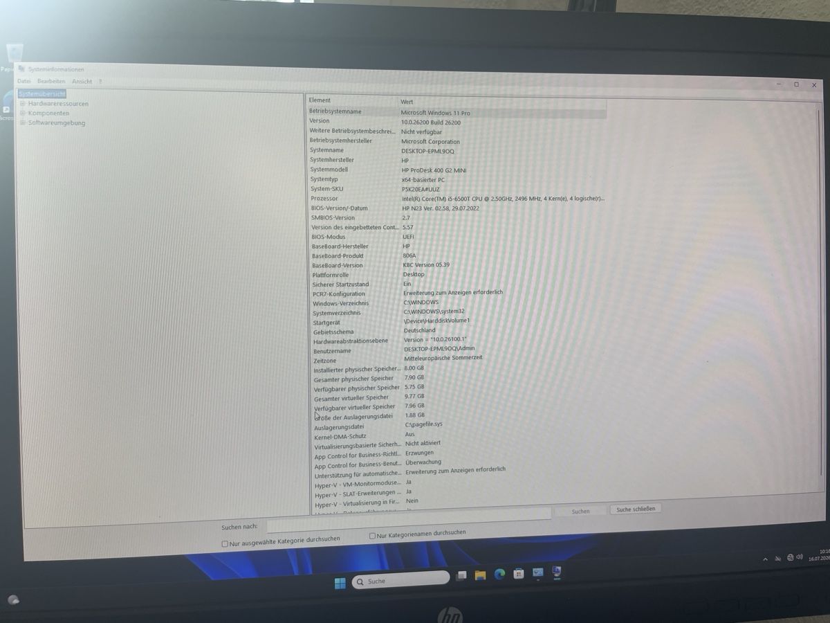 Hewlett Packard PCs: HP ProDesk 400 G2 mini – Neu (gemäss Beschreibung) aus Abtwil sg von Kueng.MultiOutlet 1