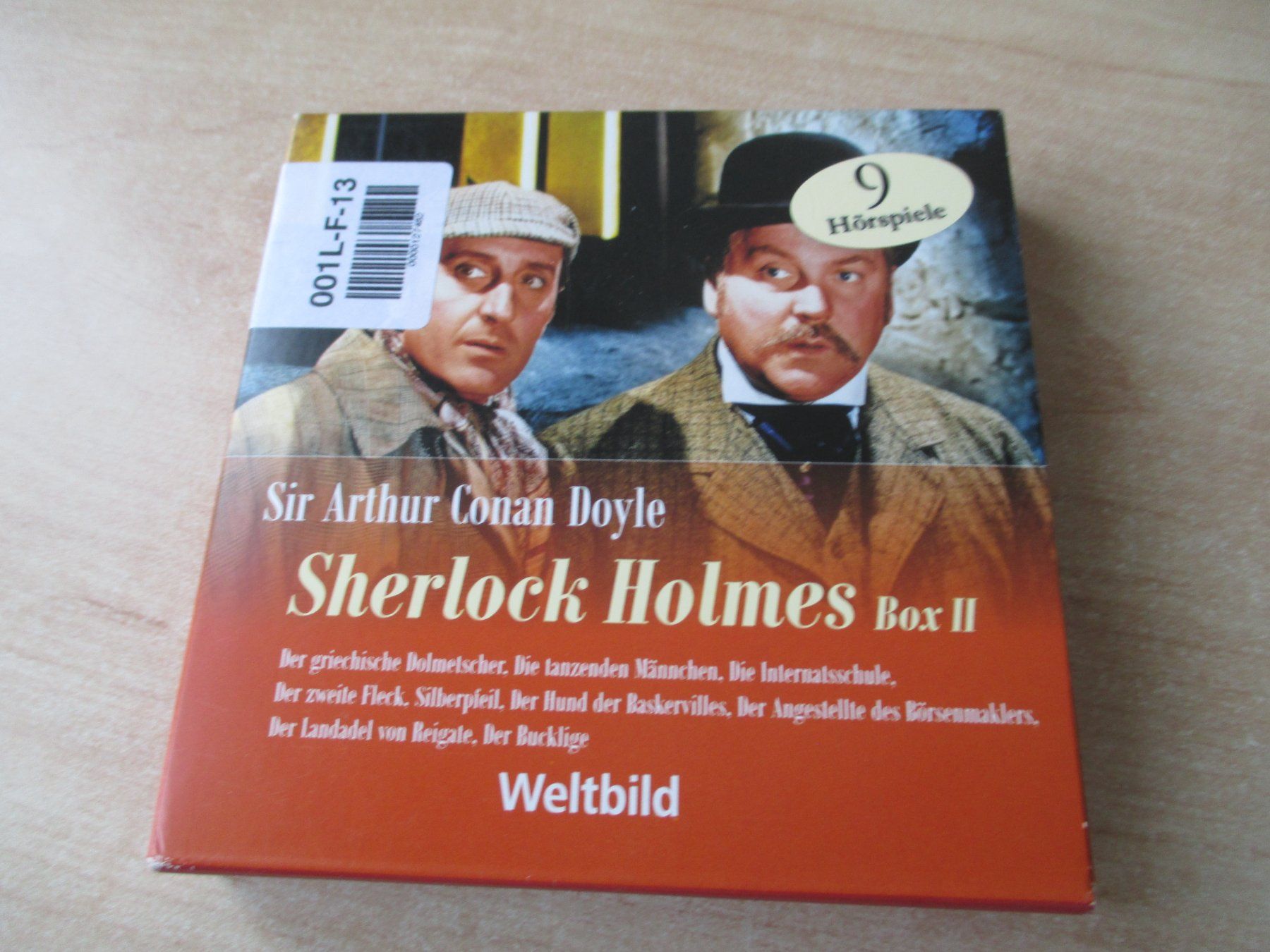 Audiolibri: SHERLOCK HOLMES BOX 2 9 HÖRSPIELE – Usato da Winterthur venduto da katzen07