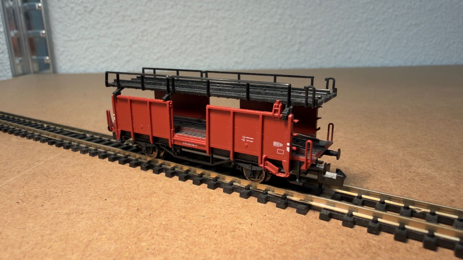 Fleischmann Modellini di ferrovie: Fleischmann Langschienentransportwagen Spur N – Usato da Schlieren venduto da rat_lq6b 4